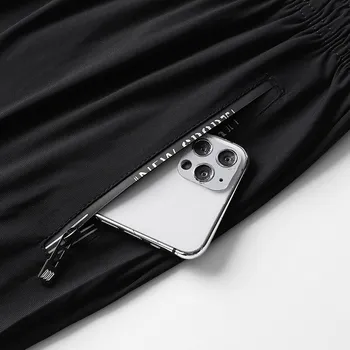 حجم كبير 8xl 7xl 6xl الرجال السراويل الرياضية التجفيف السريع الرجال السراويل ركض رياضية الصلبة Sweatpants الذكور مرونة - Image 4