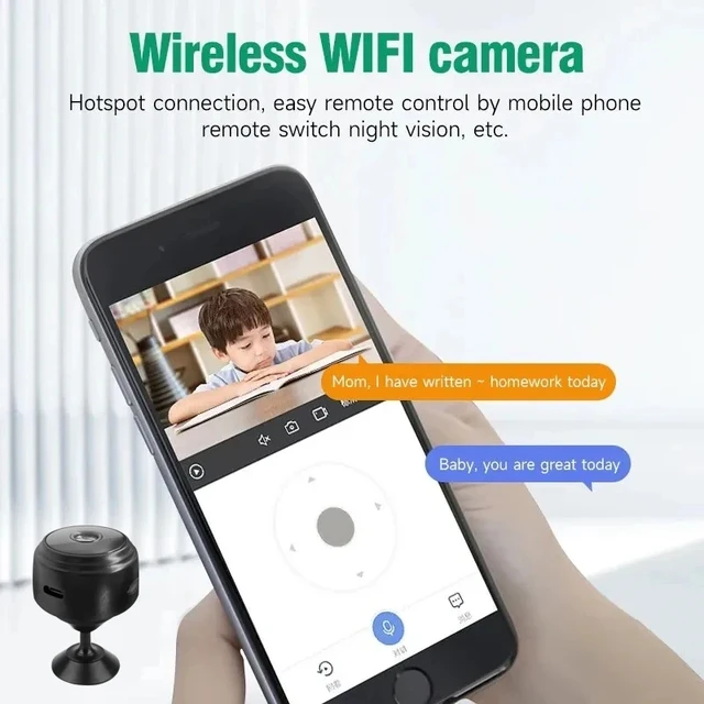 A9 WiFi Mini Camera Recorder Security Monitoring Wireless Video Mini Camera Recorder Voice Camera Smart Home For Infants And P 4