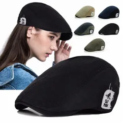 Visières de Baseball unisexe en coton, 5 couleurs, nouveauté rétro pour l'extérieur, Ivy Cabbie, Newsboy, béret plat, chapeau à bec de canard, casquette Gatsby 