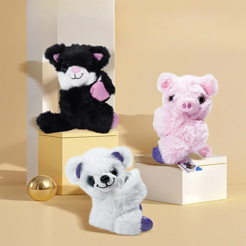 

Cute Little Raccoon Children's Wrist Doll Plush Toy Exquisite Soft Workmanship Great Fashion Presents for Friends or Children