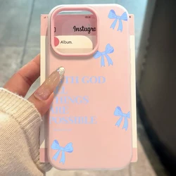 Christian Bible Bow Girl Shockproof Silicone Phone Case - iPhone SE (2020) (FE - P0058)
