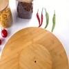 Wood Tray Rotating Food Seasoning Organizer Wooden Turntable Holder Dish Cabinet Jar Plates Condiment Round Tray 3