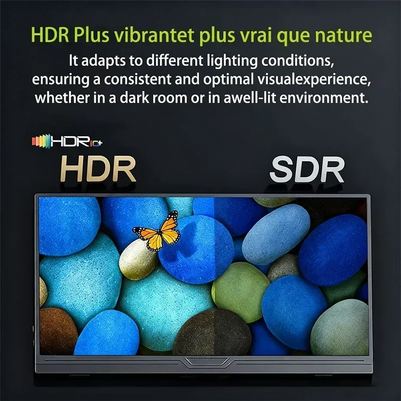 شاشة محمولة 15.6 بوصة شاشة FHD وقت الاستجابة 1 ملل...