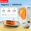 Wireless Magnetic Power Bank With Plug Cable USB C Fast Charger Portable 10000mAh External Spare Battery For iPhone 15 Samsung 1
