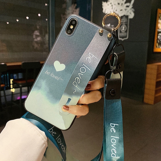 Strap Lanyard Phone Case  TPU Bumper Cover For For Huawei Mate 30 Pro P40 Lite P30 Honor 30 Pro 20 Lite 9X 20i P Smart Z