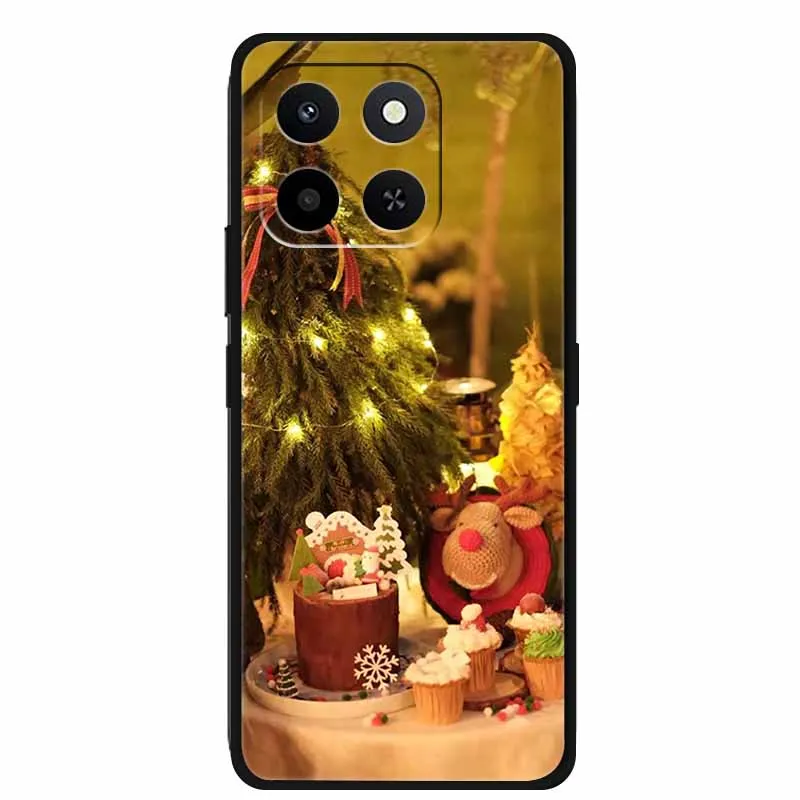 Festive Soft TPU Silicone Christmas Phone Case – Lovely Design