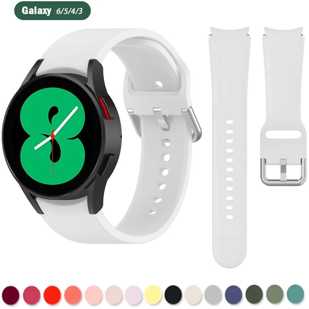 

Sport loop Strap For Samsung Galaxy Watch 6/5/4 40mm 40mm 5 pro 45mm Silicone Official Bracelets Galaxy 6 classic 43mm 47mm Band