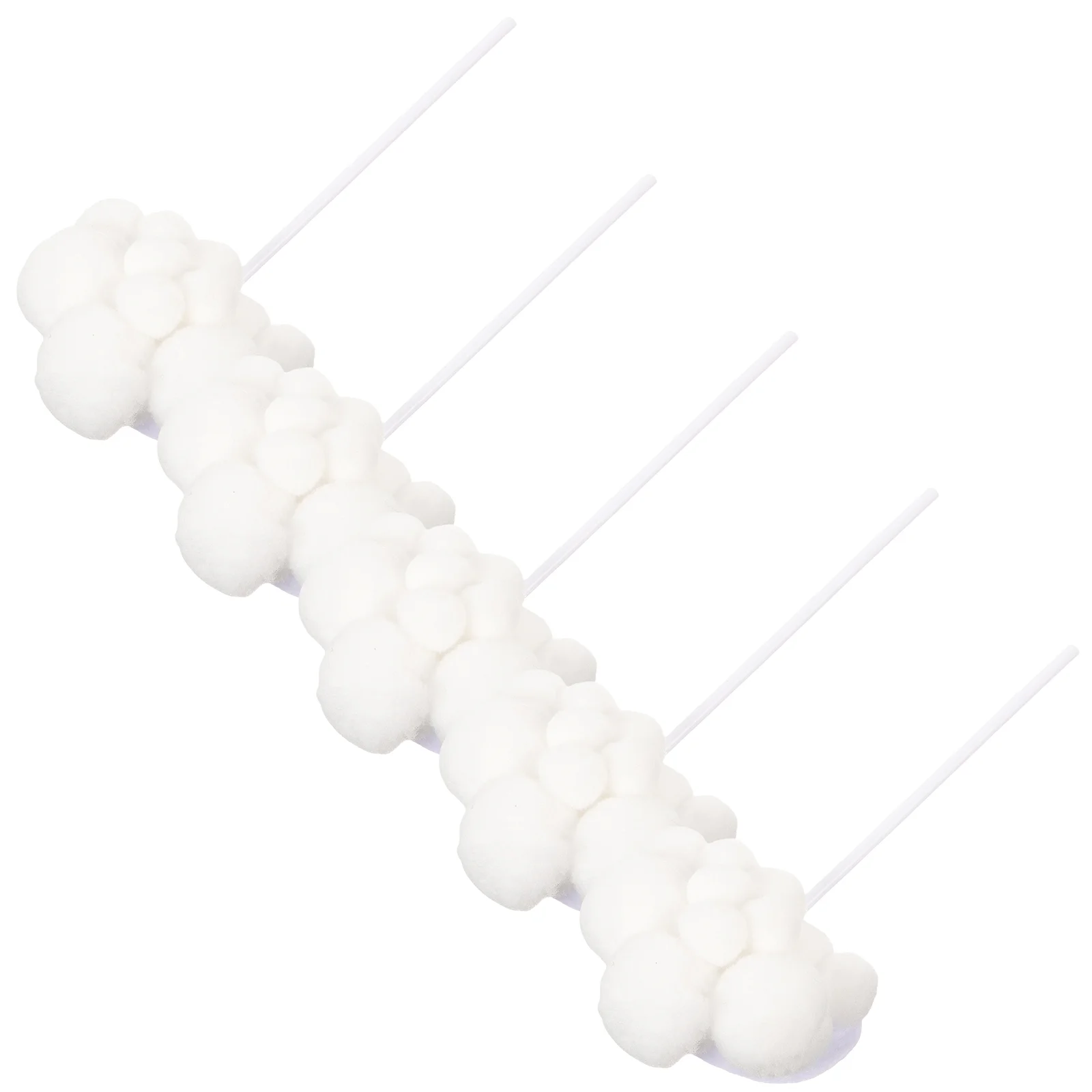 

5 Pcs Toothpick Party Cake Picks Dessert Topper The Clouds Birthday Cupcake Decor Bride