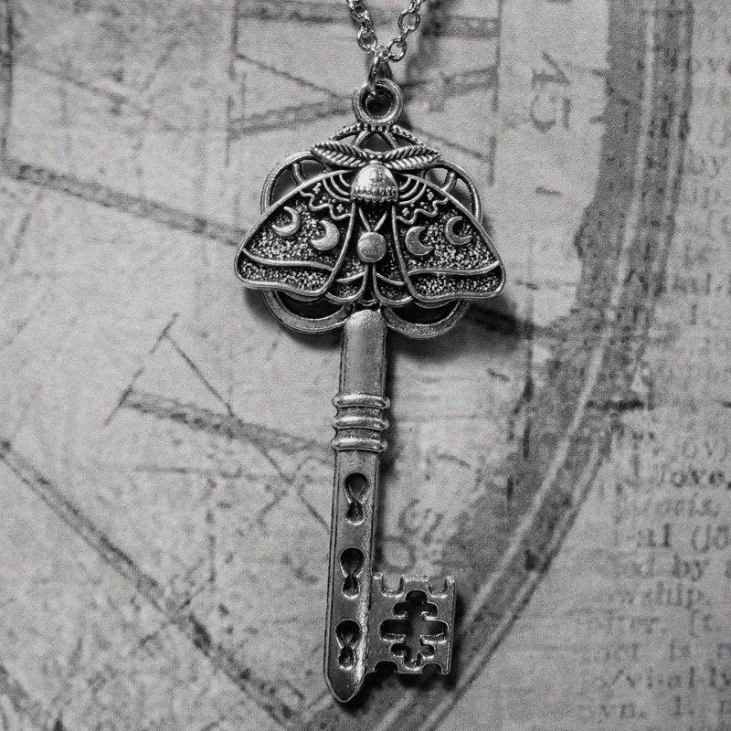 Gothic Key To Hell Pendant Necklace Wicca Pagan Cthulhu Skeleton Necklace  Designer Key Jewelry For Women Men Gift - AliExpress