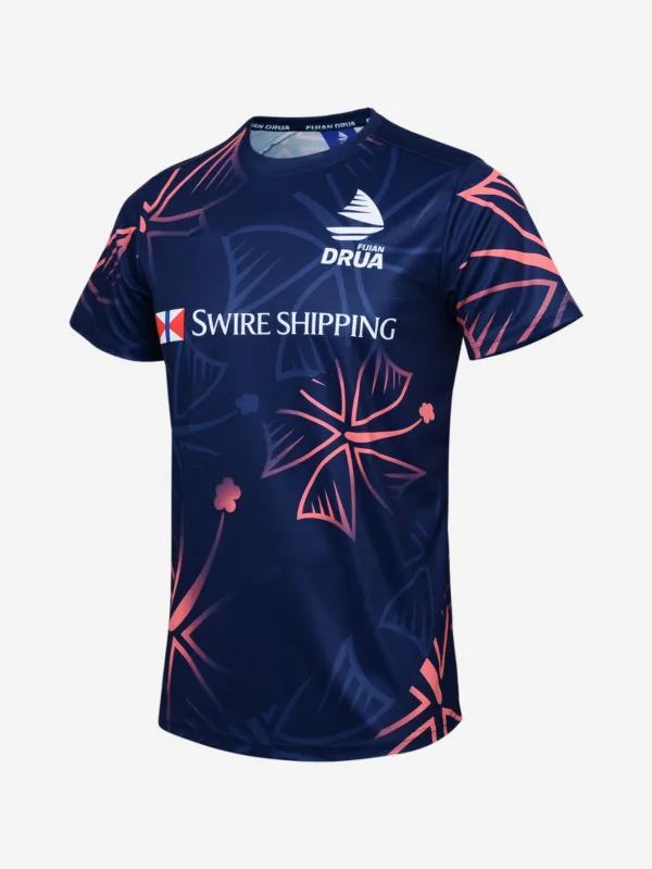 

Fijian Drua 2024 Mens Run Out Tee Rugby Singlet Jersey Shirt Custom name and number size S--3XL