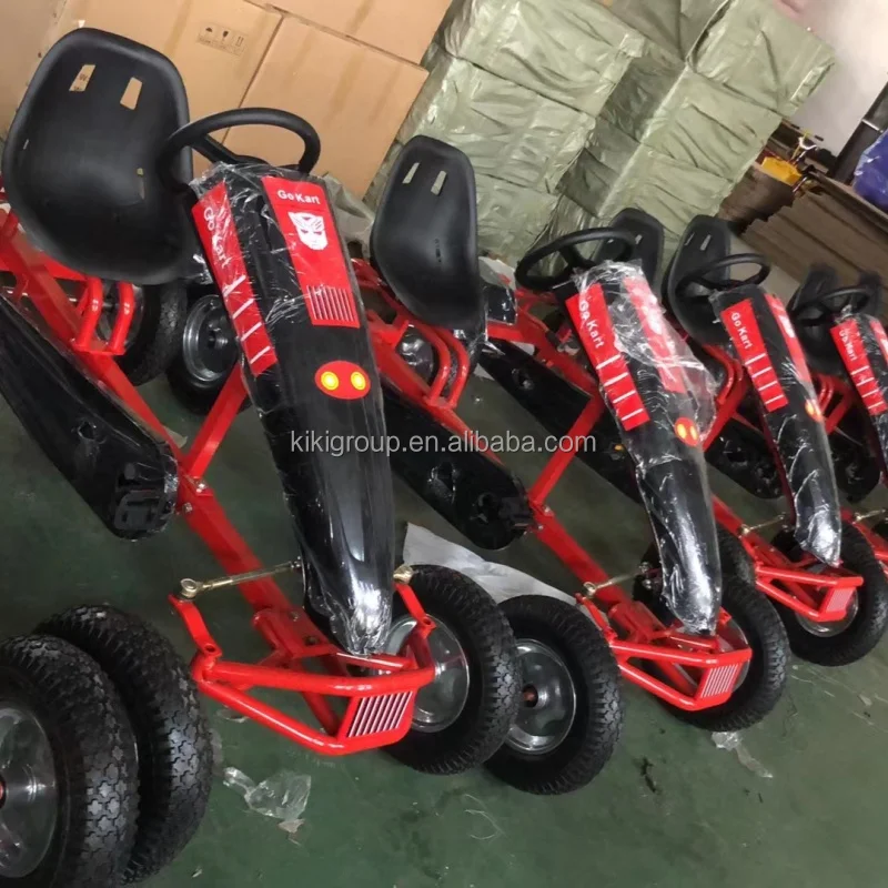 Hot Sale Original Manufacturer Outdoor Plastic Four Wheel Heavy Duty Adults Pedal Racing Go Kart