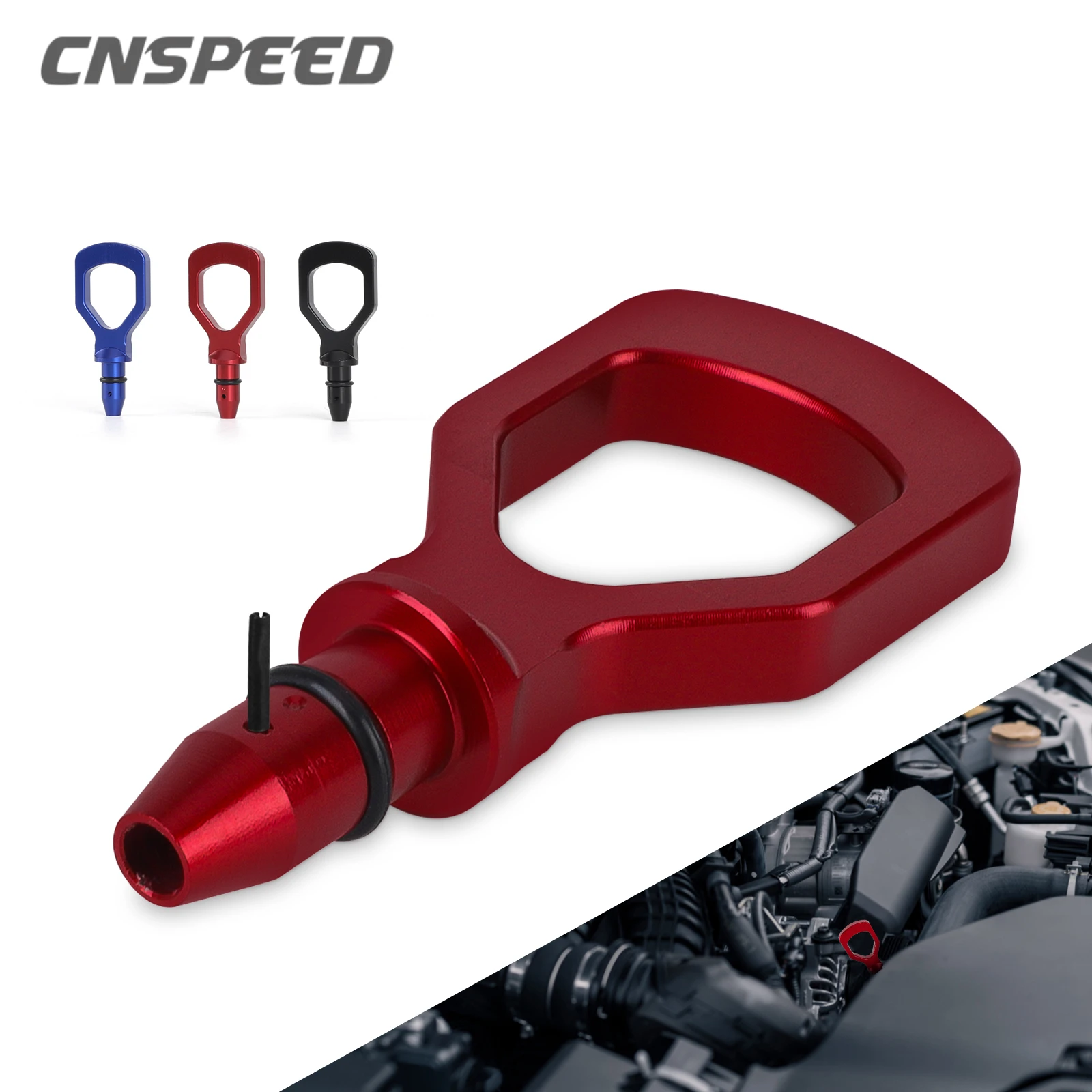 CNSPEED Aluminium Ölmessstab Pull Griff Für Subaru WRX Hybrid EX-L Tourin 2015-2021 Motor Öl Pullhandle Auto Zubehör