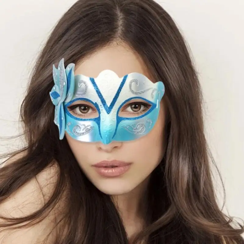 Demi Masque Filtrant Cartouche Rose/Bleu - Fête Carnaval