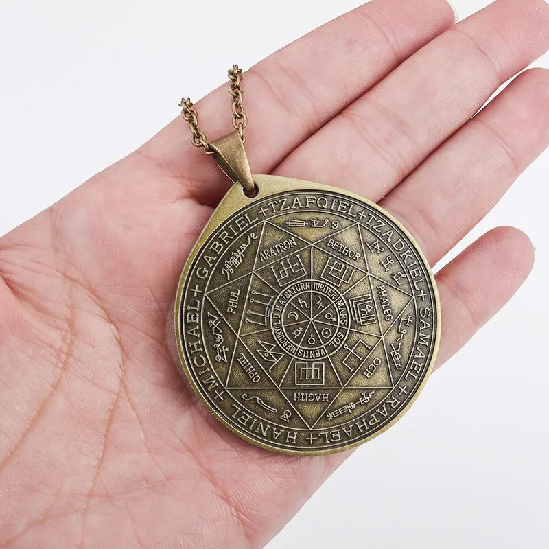 SevenArchangelSolomonKabbalahPendantVintageAngelSealNecklacePersonalityMenAmuletJewelryAccessories-AliExpress36