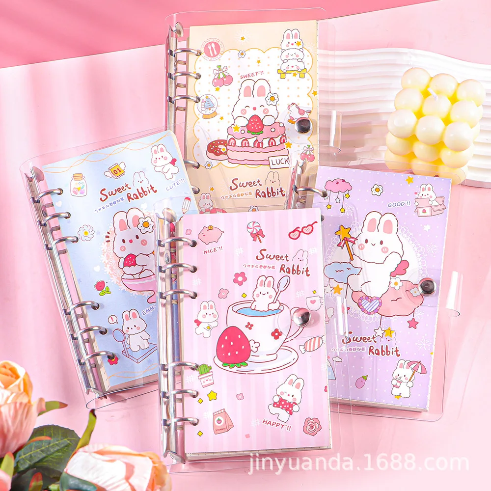 100 Pages Cute Notebook Cartoon Lovely Student Diary Notebook Manual Account Book Stationery Cute Note Books for Girls