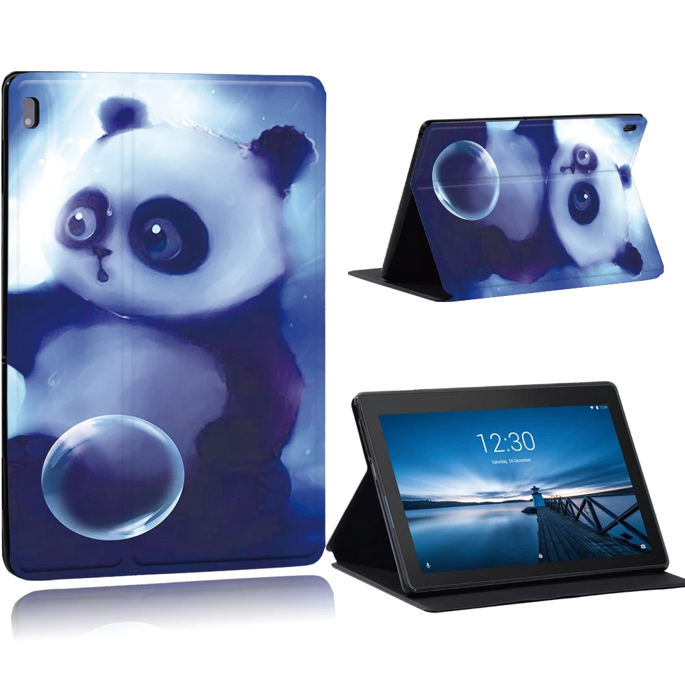 phone and tablet stand Old Image Series Pattern Case for Lenovo Tab E10 /Tab M10 10.1 Inch/Tab M10 FHD Plus 10.3 inch Tablet Stand Cover Case tablet holder Tablet Accessories