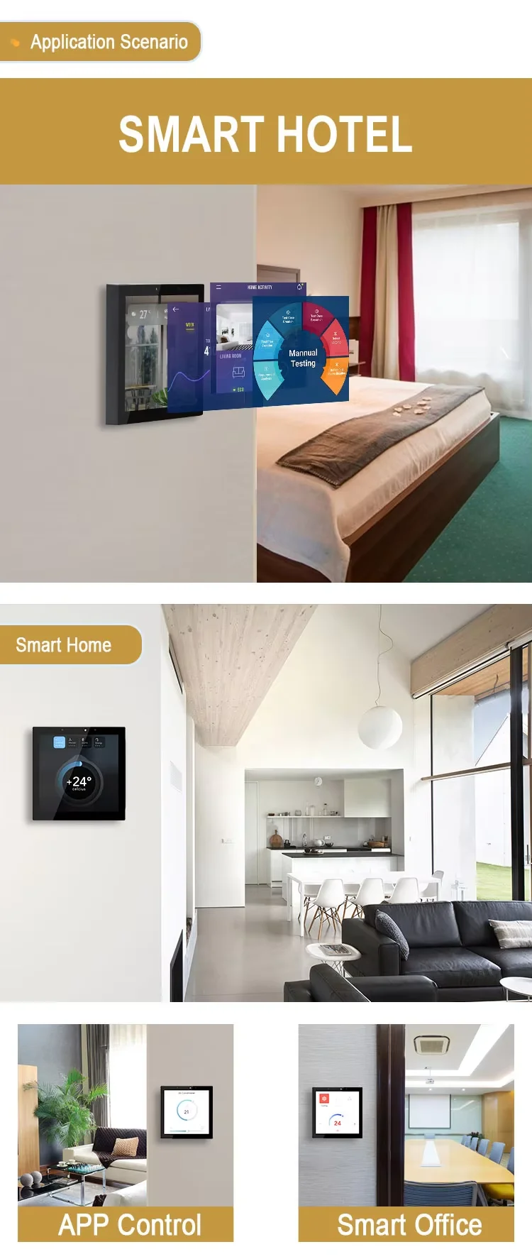 4 inch Android Tablet Smart Home Control Panel Touch Screen with Google Play,Bui