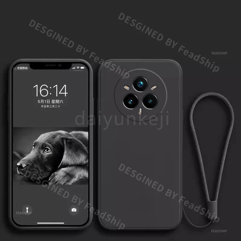 Luxury Silicone Protective Phone Case with Screen Film Protector