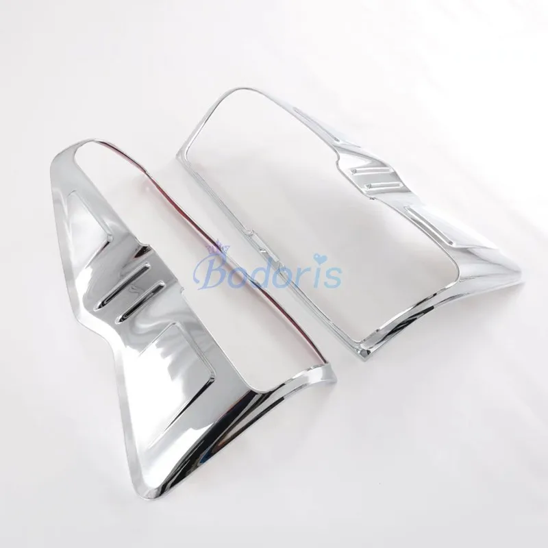 Chrome Car Rear Lamp Reflex Light Fanale Posteriore Copre Paraurti Trim Frame Decorare Copriauto Per Isuzu Dmax D-Max D Max 2021 2022
