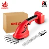 ONEVAN 900W Brushless Electric Hedge Trimmer 2 IN 1 Cordless Shrub Weeding Pruning Lawn Mower Powel Tool For Makita 18V Battery 1