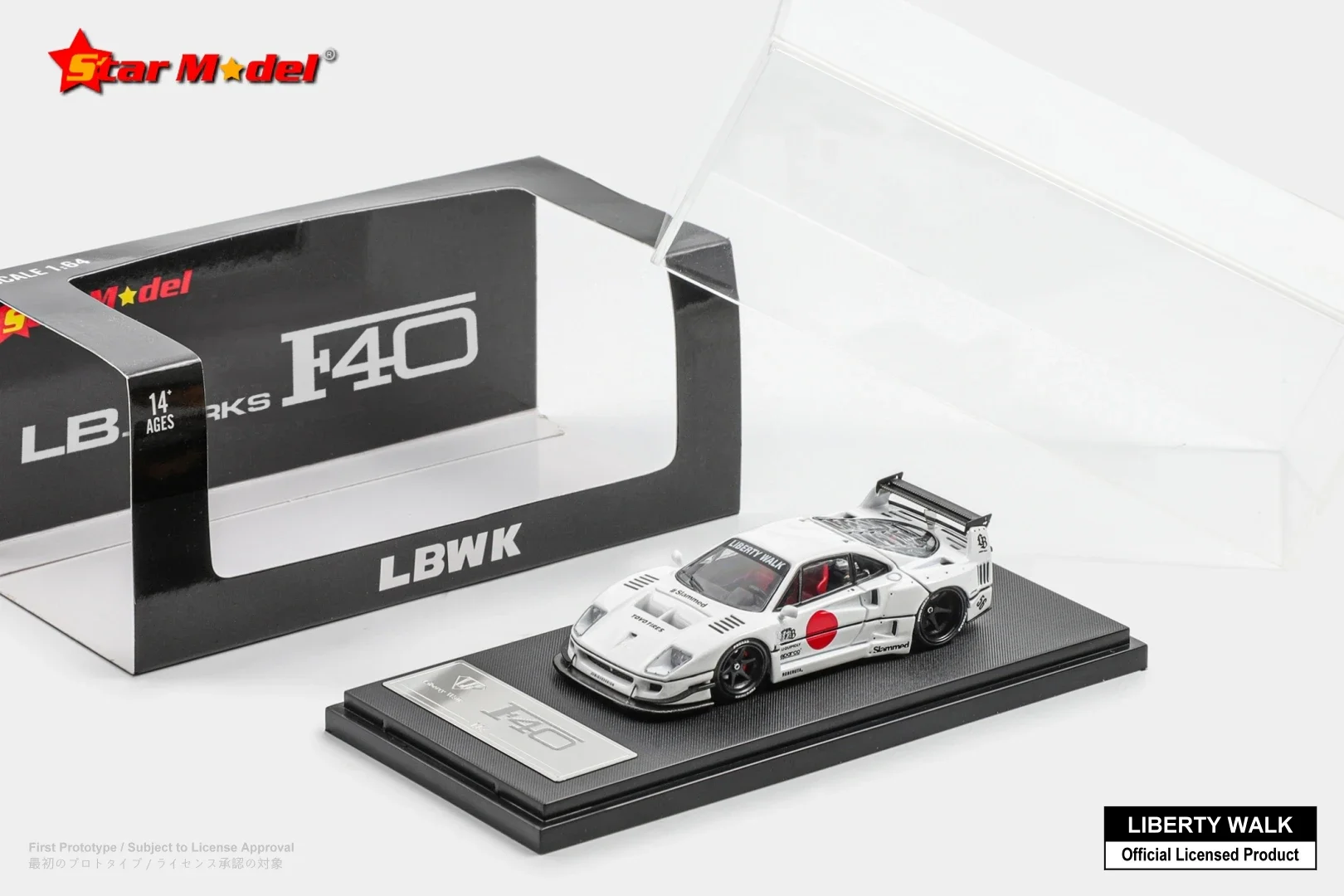 限定 LBWK Mini GT F40 チェイス サイン入り 1セット - メルカリ