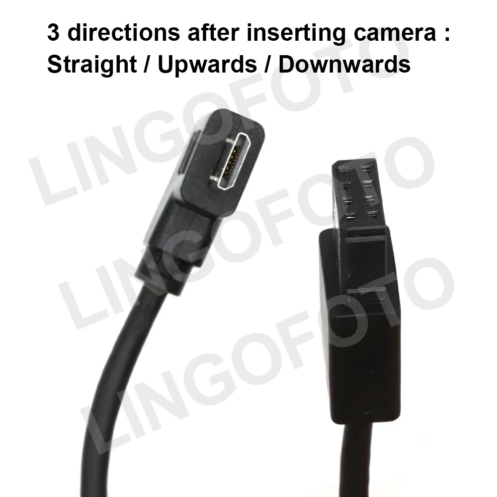 DJI Ronin-S Stabilizer MCC to Multi Sony Control Cable 30cm for Sony A7S A7M2 A7M3 A7S2 A7S3 A7R2 A7R3 A7R4 A9 A6400 etc.
