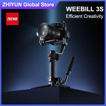 ZHIYUN DSLR 미러리스 카메라용 핸드헬드 짐벌 스태빌라이저, 캐논 니콘 소니 파나소닉용, Weebill 3S 3 축 카메라