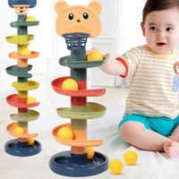 Montessori Toys Baby 0 12 24 36 Months Track Rolling Ball Push Pop Sliding Ball Early Education Toys Games Children Sensory Toy 1