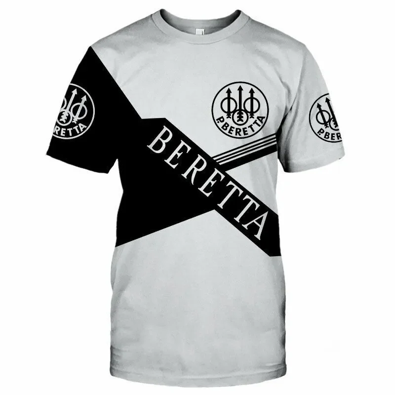 

T-Shirts Beretta T-Shirt 3D Print Fashion Sports Men Women Unisex Oversized Short Sleeve Crew Neck TShirt Kids Tees Tops Jersey