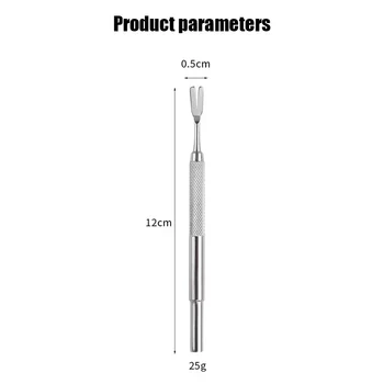 Pet Tick Removal Stainless Steel Tweezers Flea Remover Hook Rustproof Tick Puller Mite Flea Extractor Pet Grooming Supplies 2