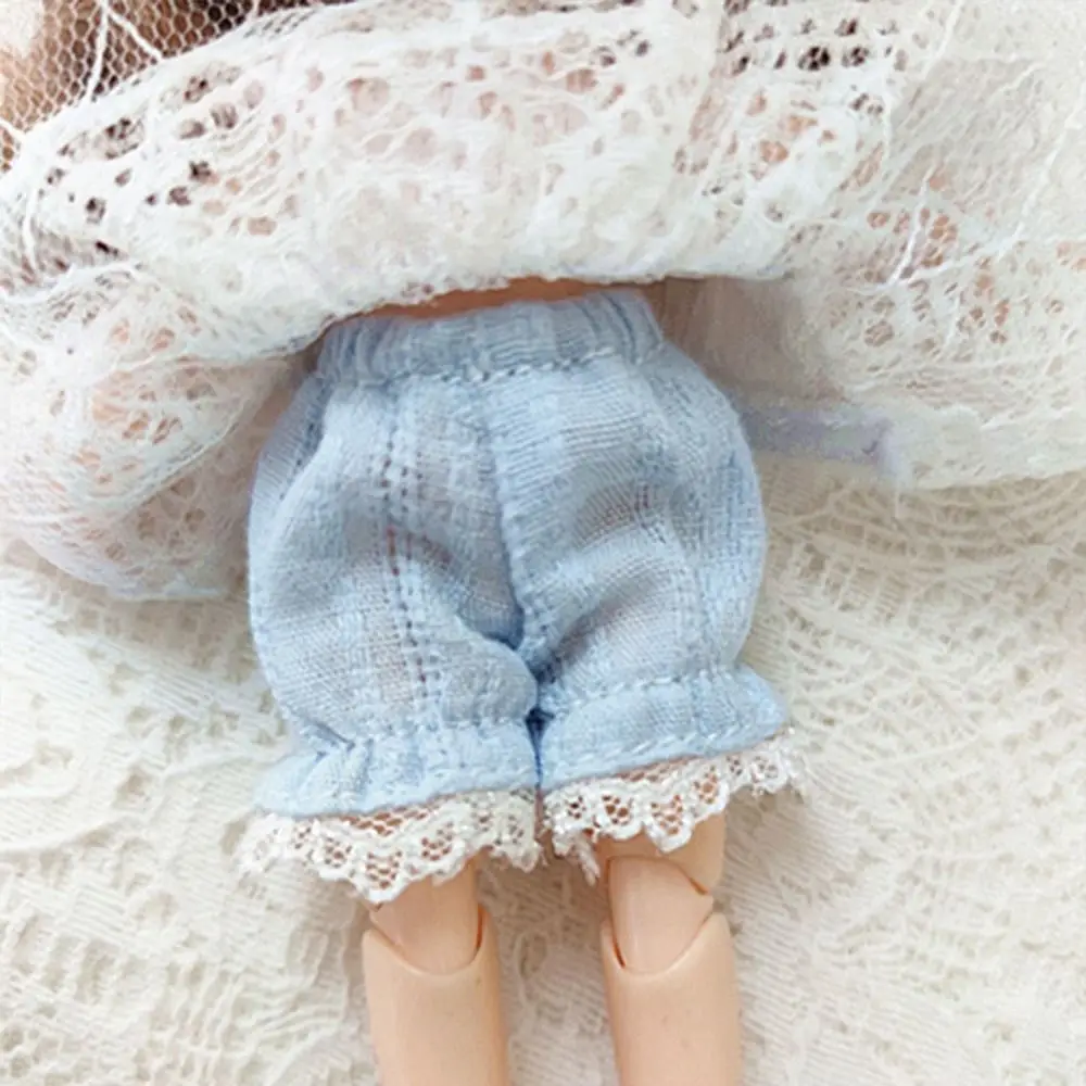 Obitsu11 Clothes Cotton Lace Shorts Cute Lantern Pants For OB11 Doll Clothes Accessories Casual Wears Trousers For 1/12 BJD Doll 2