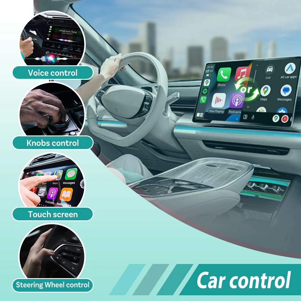 OTTOCAST Car Mate Max - Adattatore Wireless Per Android Auto E CarPlay Con HDMI Per Auto Dal 2016 - Foto 5