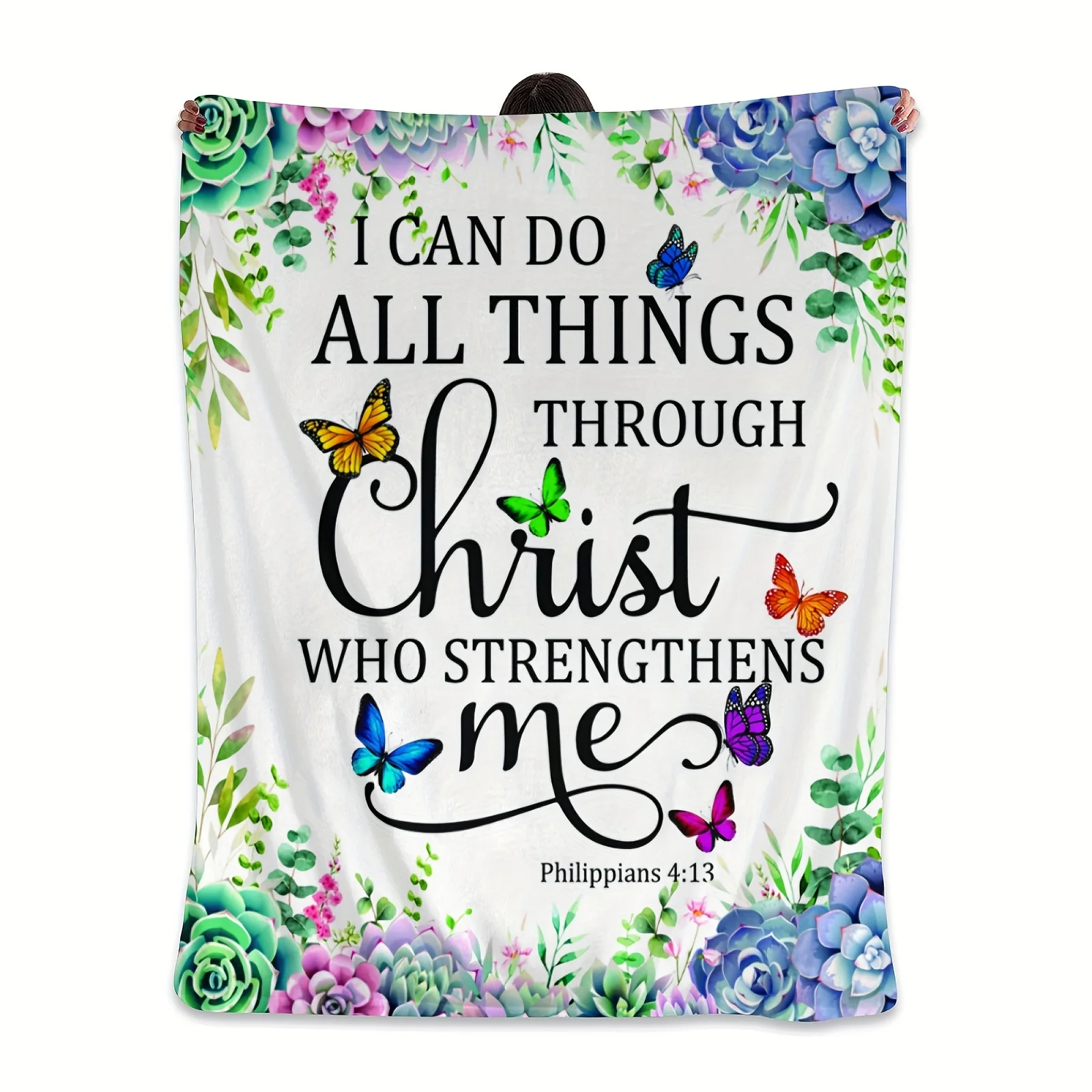 Inspirational Christian Throw Blanket 2