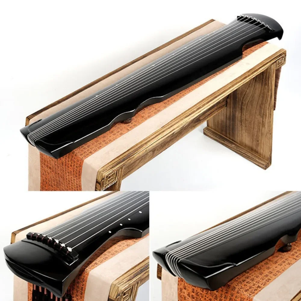 7 Strings Handmade Wood Guzheng 123cm Traditional Chinese Music Instrument