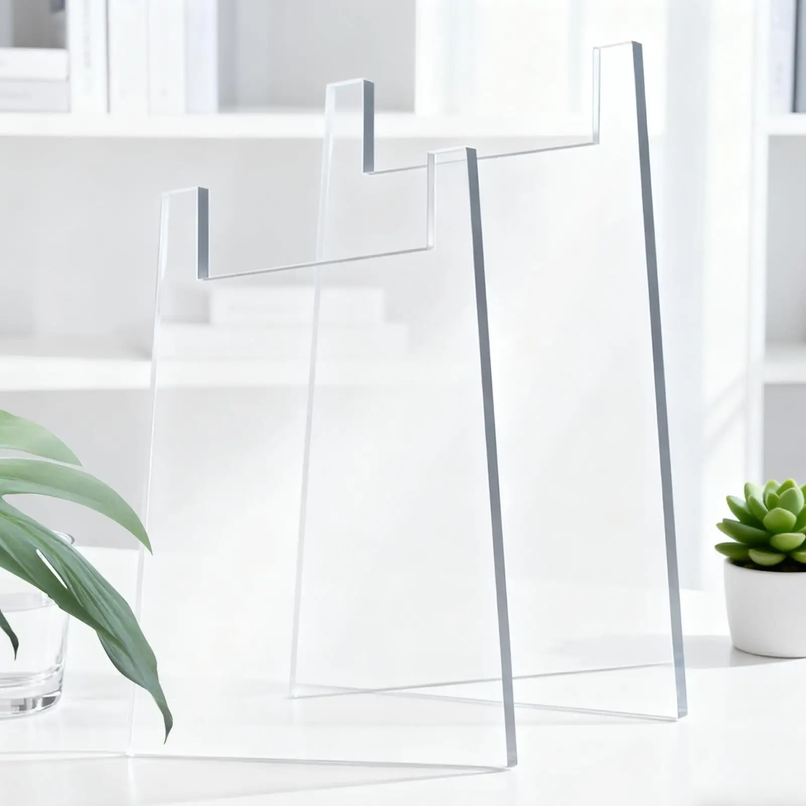 Furniture Wall Protectors 2 Pieces Clear Acrylic Bumper Bed Wall Bumper For Socket Sofa Bed Cabinet Apartment Home Hotel Floor