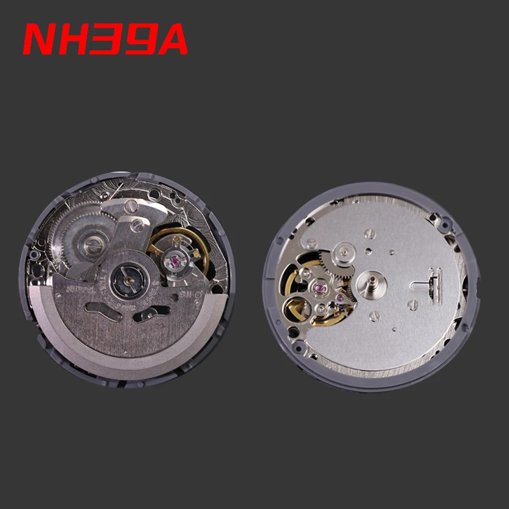 NH39 Movement 24 jewels No Calendar Japanese automatic watch replacement Suitable For Seiko series watches NH39A