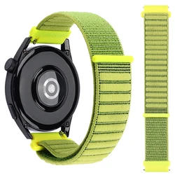 Braided Nylon Loop Strap - Comfortable Band in 20mm & 22mm Sizes - 22mm Universal (Green)