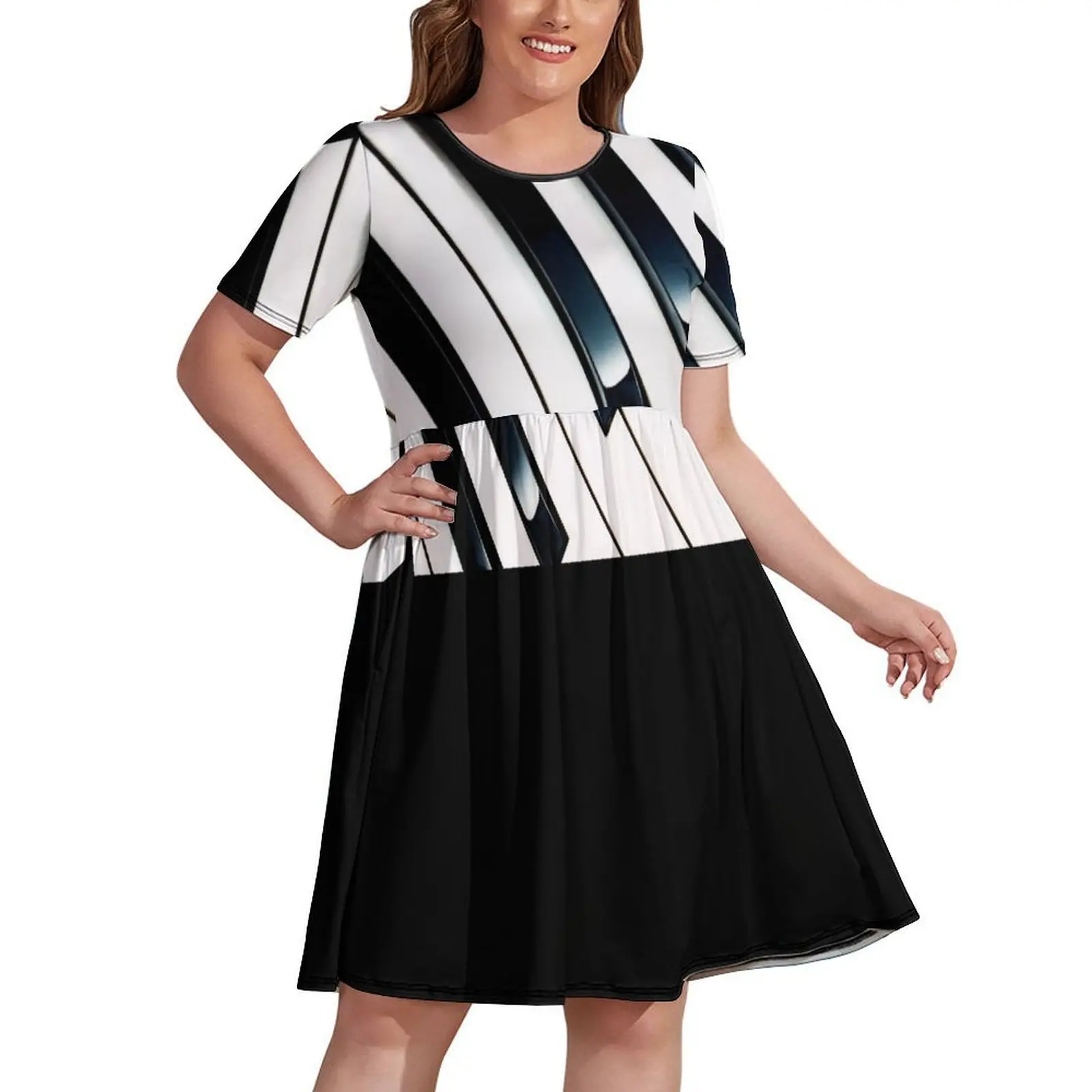 

Piano Keyboard Dress Woman clothing beach outfits for women