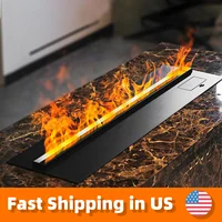 3D распыленный камин с красочным паровым пламенем, экологический декоративный индивидуальный туман, домашний электрический камин с водяными парами