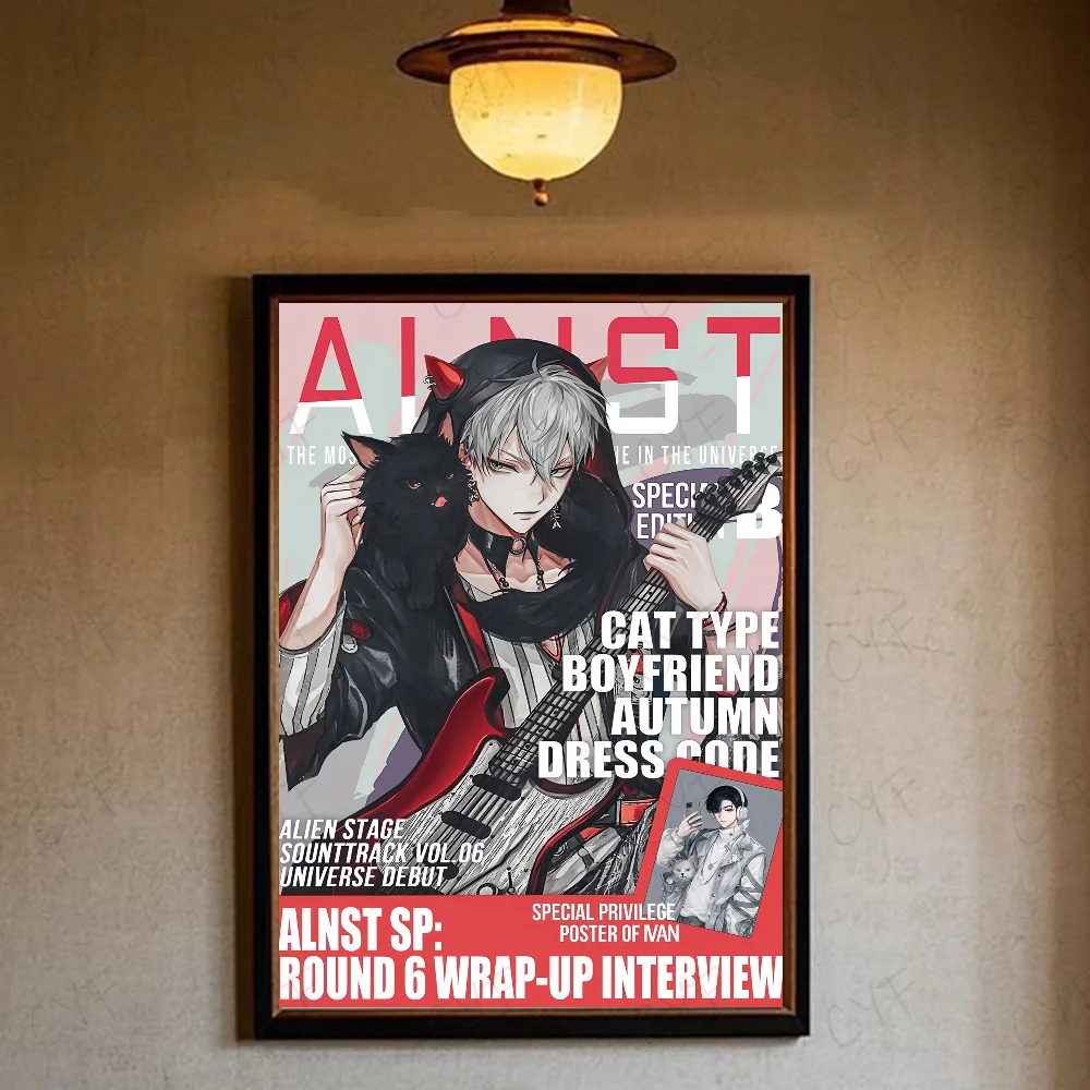 Alien Stage Anime Ivan Till Anime Poster, wasserdichte Wandkunst, hochwertige Druckposter für Wohnzimmer, Schlafzimmer, Retro-Raumdekoration, Geschenk – Detail 20