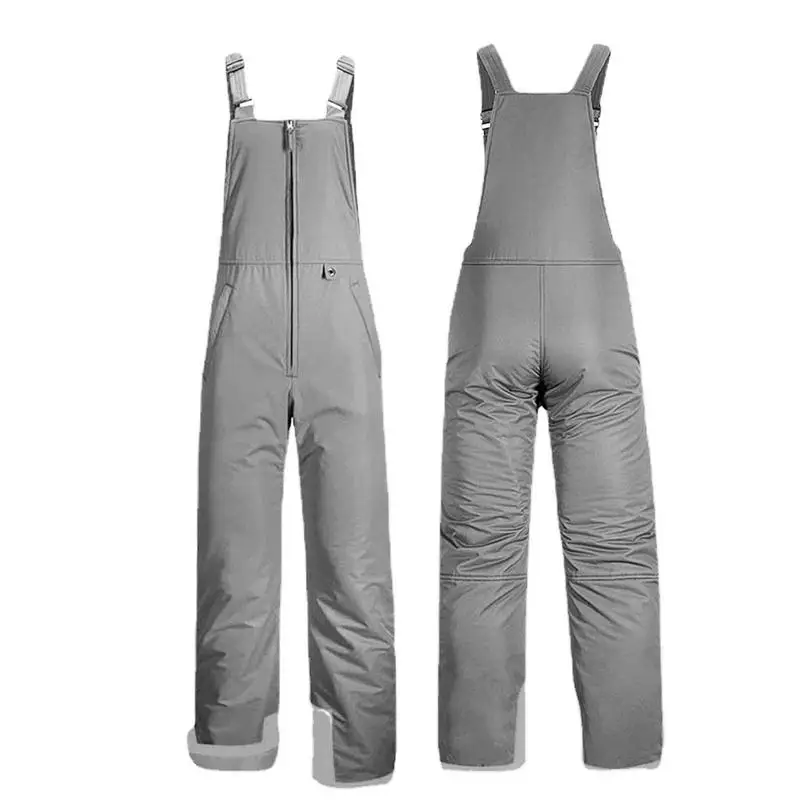 Women Ski Bib Overalls Doublelayer Design Waterproof Ski Overall Pants