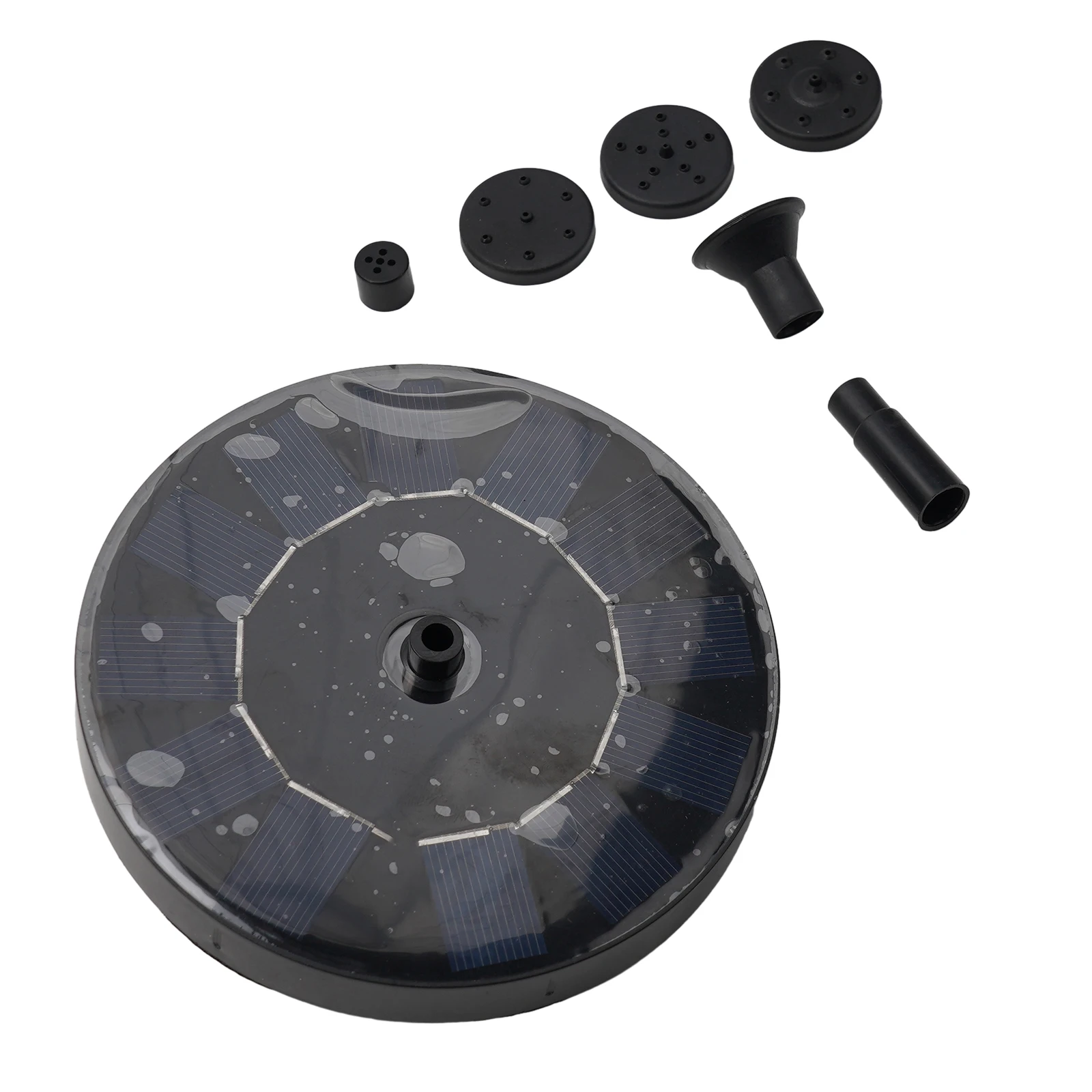 

13cm/18cm Solar Fountain Solar Powered Fountain Waterfall Garden Decor Outdoor Bird Bath Fish Tank Pool Pond Fountain Floating