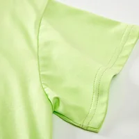 T-shirts et chemisiers à manches courtes pour filles, uniformes scolaires d'été 2025 pour adolescentes, tenues en coton pour enfants, vêtements d'extérieur pour tout-petits 6