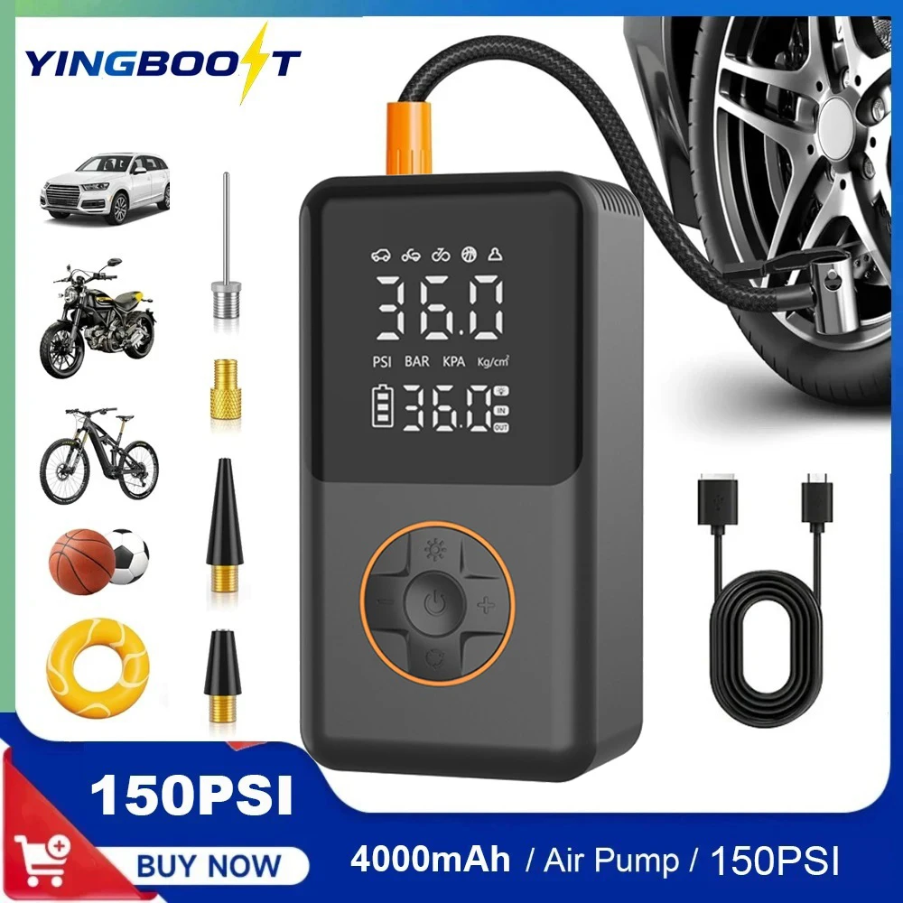 YINGBOOST Mini Tire Pump 1