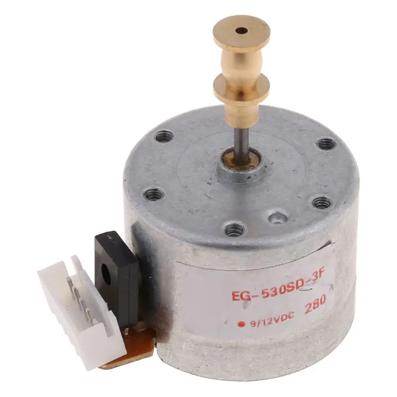 EG530SD-3F DC5-12V 3-Speed 33/45/78 RPM Metal Turntables Motor Copper Sleeve Motor for Turntable Record Player turntable setup kit