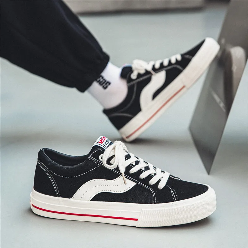Men Canvas Shoes Sneakers Fashion Trainers Students Casual Shoes Vulcanized Shoes 2023 Spring New Tenis Masculino Mens Footwear 2