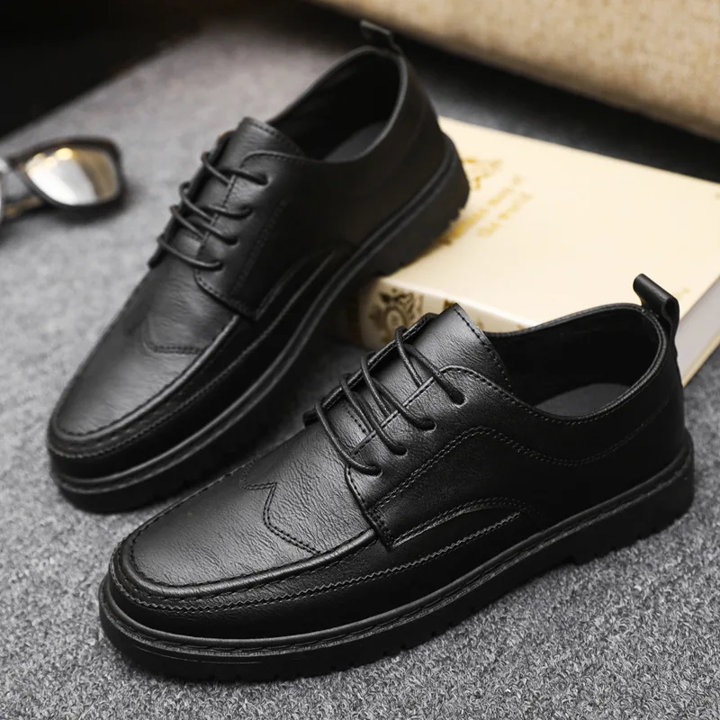 Brand Men's Casual Shoes Classic Business Leather Shoes for Men Fashion Handcrafted Men's Dress Shoes Comfortable Flats Loafers 3