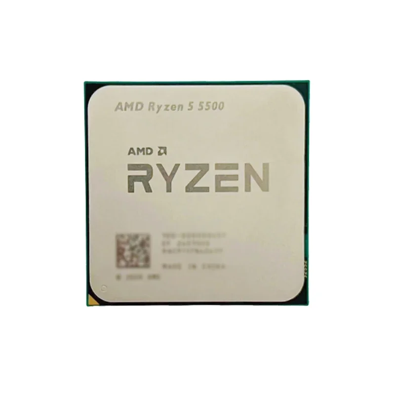 AMD Ryzen 5 5500 신형 6코어 12스레드 65W 7NM L3=16M 3.6GHz 게이밍 프로세서 DDR4 R5 5500 소켓 AM4 (팬 미포함)