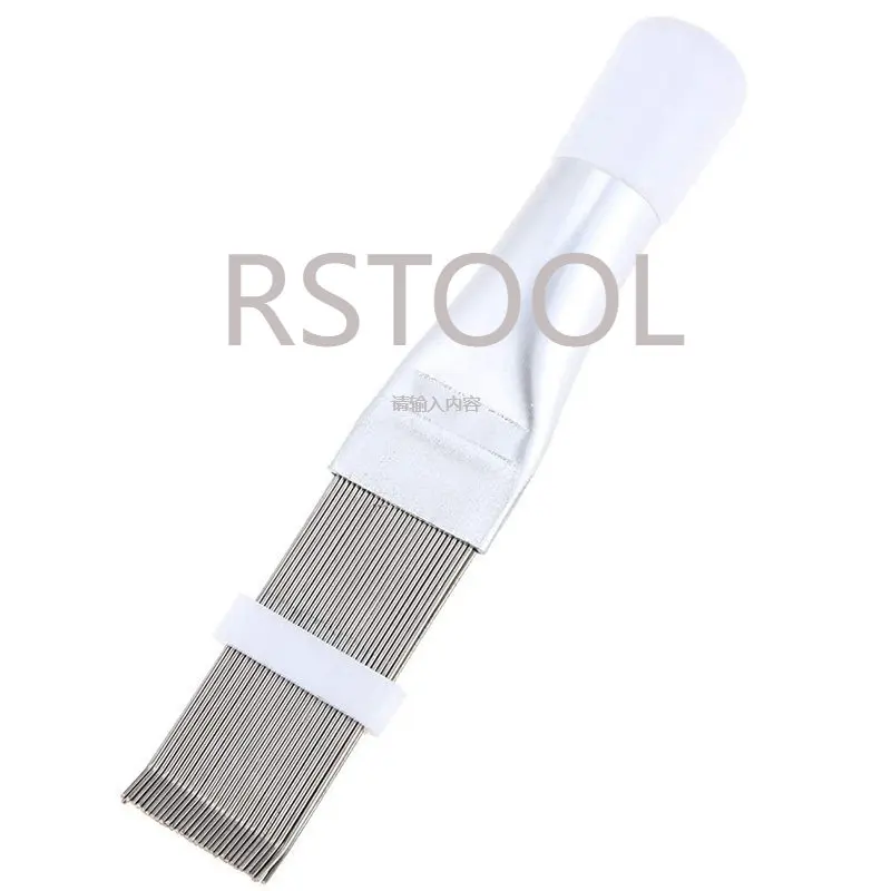 

Air Conditioner Cleaning Tool Fin Repair Tool Coil Comb A/c Hvac Condenser Radiator Universal Folding Brush Fin Comb