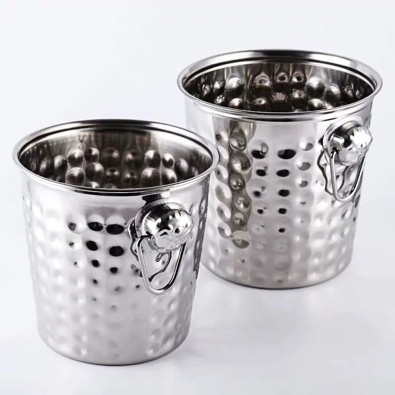 

3L/5L/7L Hammered Moscow Mule Stainless Steel Ice Bucket Wine Champagne Wine Chiller Wine Bottle Cooler Beer Chiller Ice Barrel